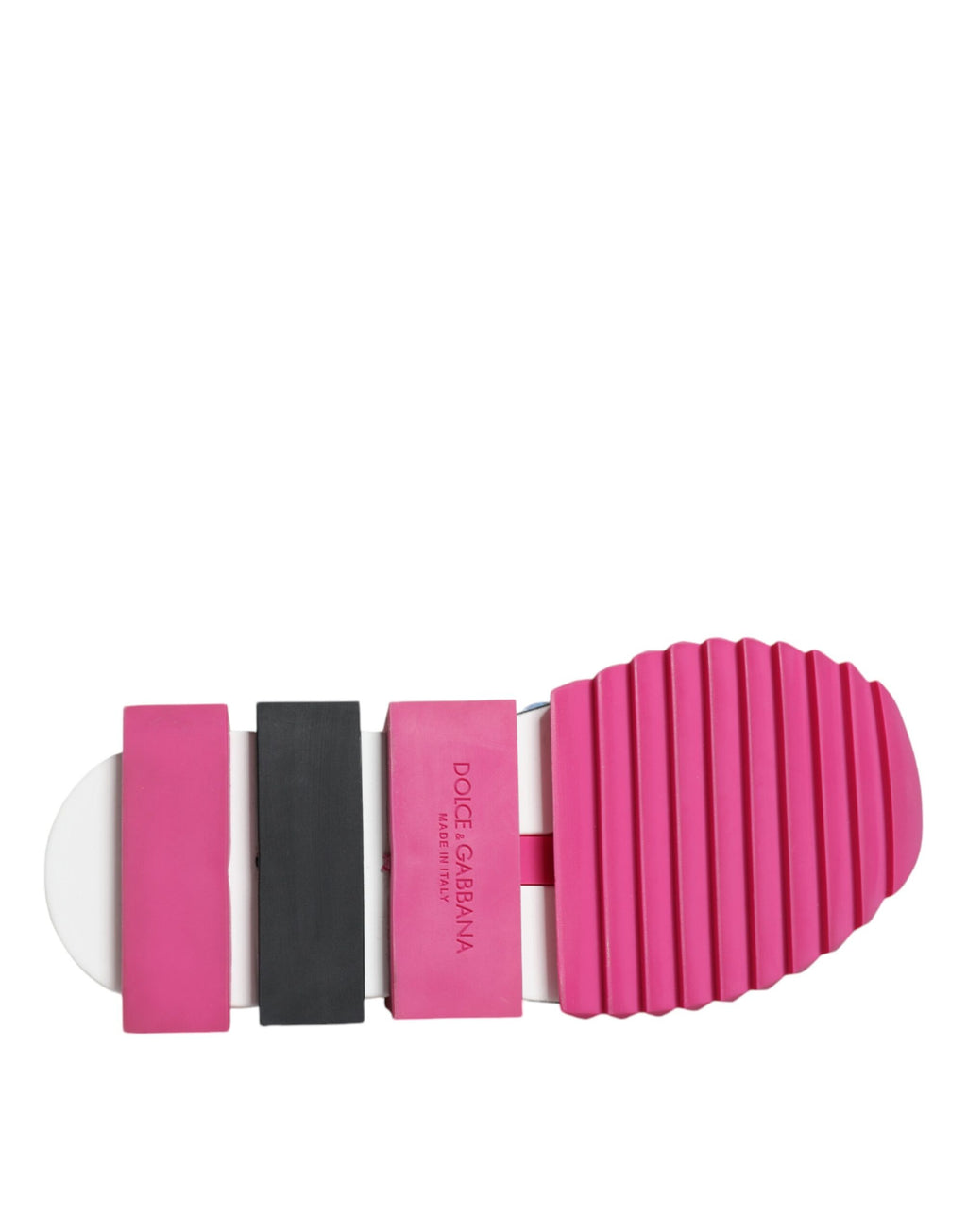 Dolce & Gabbana Pink Sorrento Crystals Low Top Sneakers Shoes - Zeiniez