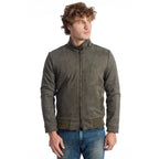 Roberto Pepe Luxury Green Eco Leather Men Jacket - Zeiniez