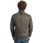 Roberto Pepe Luxury Green Eco Leather Men Jacket - Zeiniez