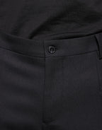Dolce & Gabbana Black Wool Skinny Dress Formal Pants - Zeiniez