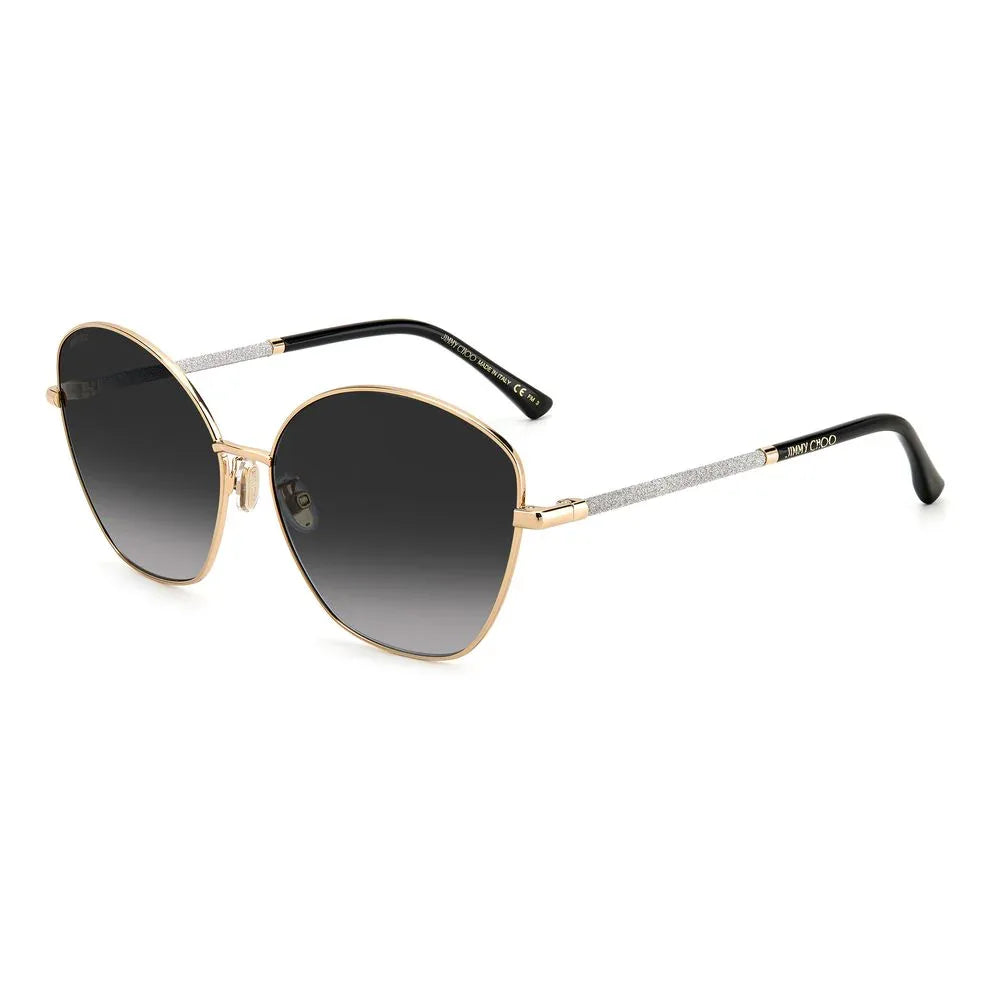 Jimmy Choo Gold Metal Sunglasses - Zeiniez