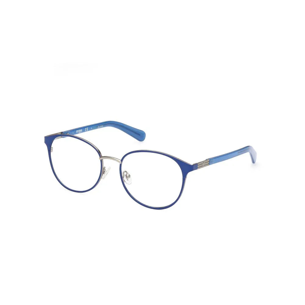 Guess Blue Metal Glasses (Frames) - Zeiniez