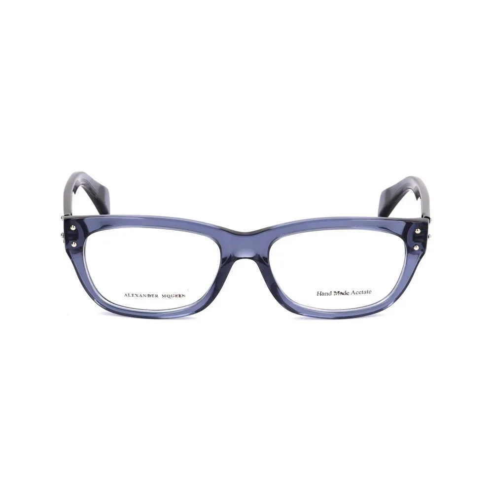 Alexander McQueen Blue Acetate Glasses (Frames) - Zeiniez