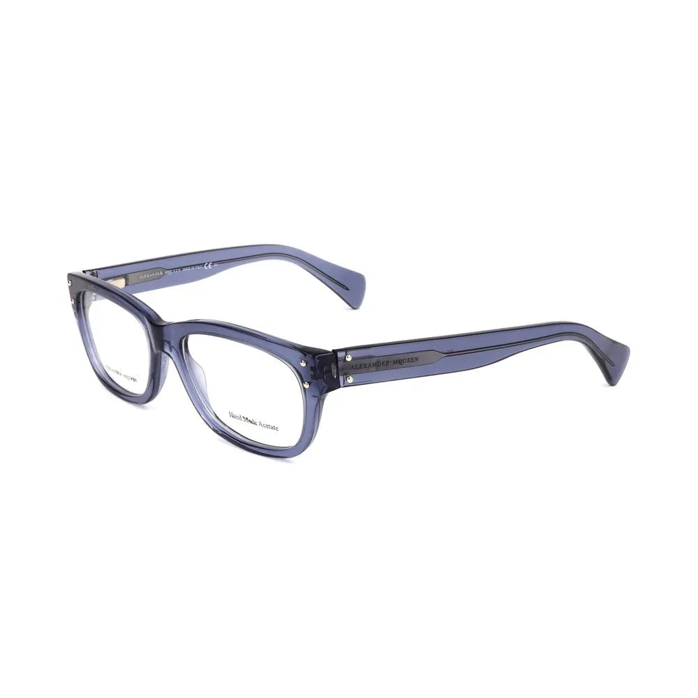Alexander McQueen Blue Acetate Glasses (Frames) - Zeiniez