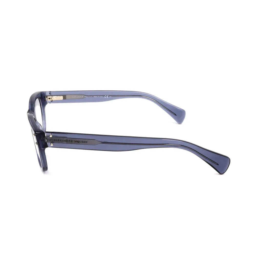 Alexander McQueen Blue Acetate Glasses (Frames) - Zeiniez