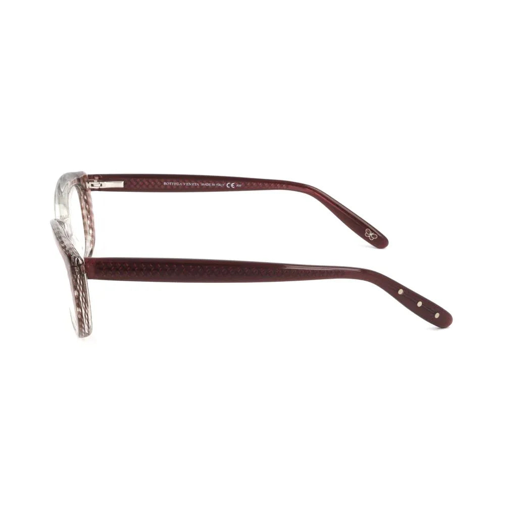 Bottega Veneta Burgundy Acetate Glasses (Frames) - Zeiniez