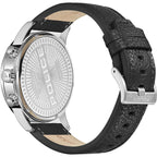 Police Black Leather Bracelet Watch