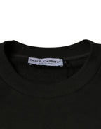 Dolce & Gabbana Army Green DG Crown Crew Neck Pullover Sweater - Zeiniez