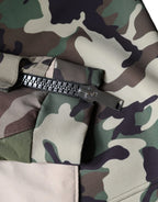 Dolce & Gabbana Multicolor Camouflage Hooded Sweatshirt Sweater - Zeiniez
