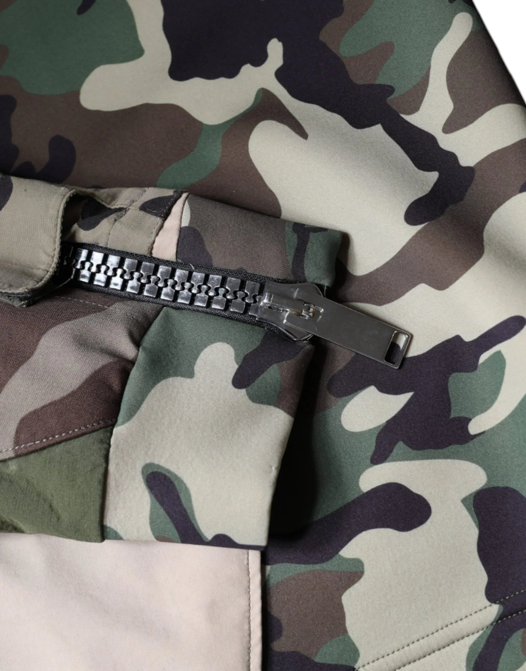 Dolce & Gabbana Multicolor Camouflage Hooded Sweatshirt Sweater - Zeiniez