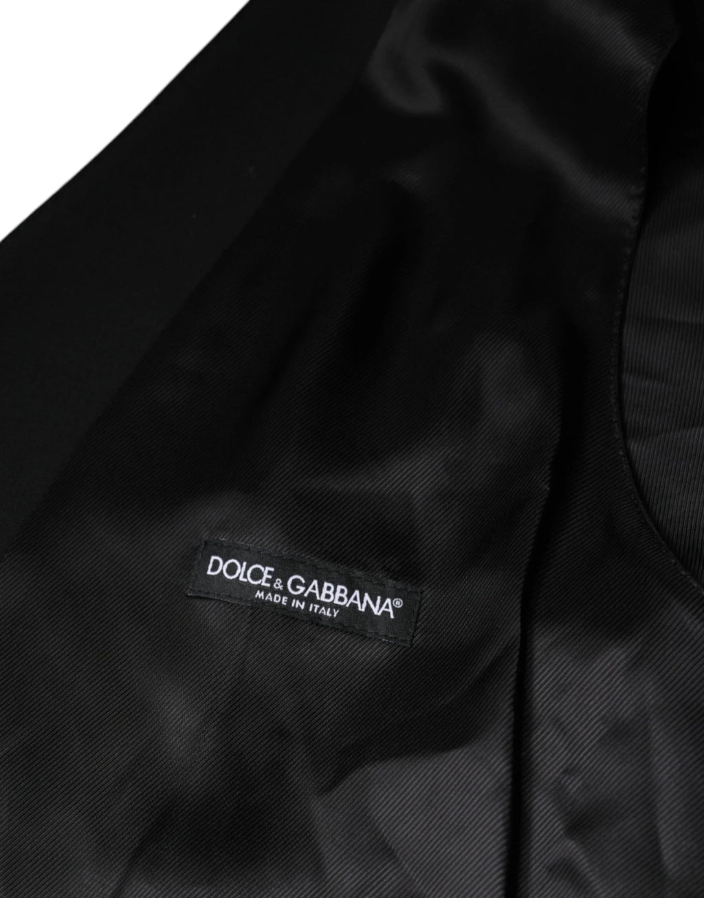 Dolce & Gabbana Black Wool Formal Dress Men Waistcoat Vest - Zeiniez