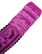 Dolce & Gabbana Purple Silk Underwired Balconette Bra Underwear - Zeiniez