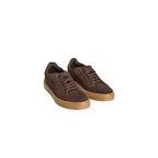 Roberto Pepe Luxury Brown Calfskin Men Sneaker - Zeiniez