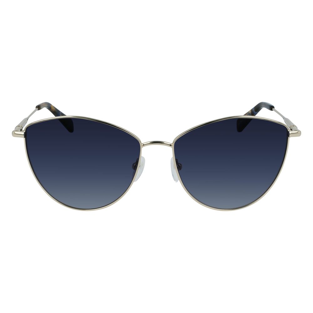 Longchamp Gold Metal Sunglasses - Zeiniez