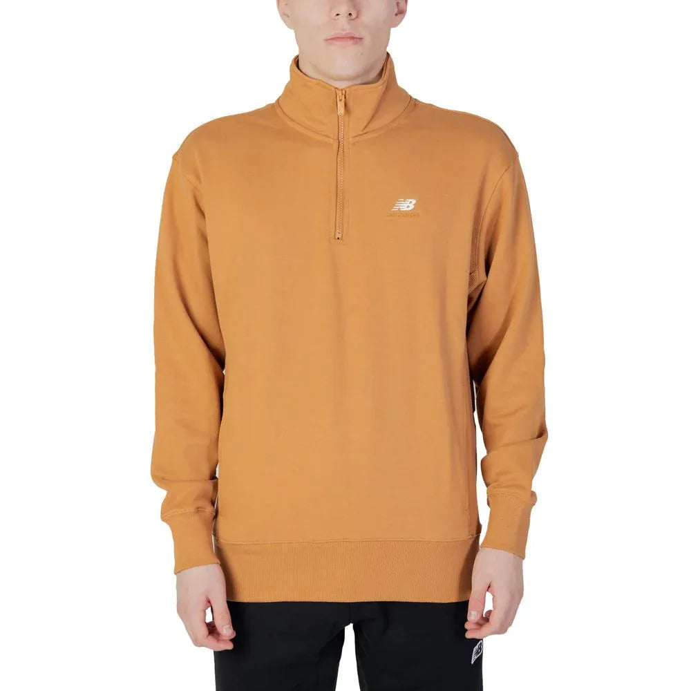 New Balance Brown Cotton Sweatshirt - Zeiniez