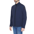 Suns Blue Nylon Full-Length Jacket - Zeiniez