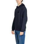 Armani Exchange Blue Cotton Hoodie - Zeiniez