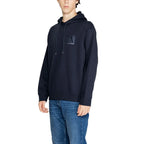 Armani Exchange Blue Cotton Hoodie - Zeiniez