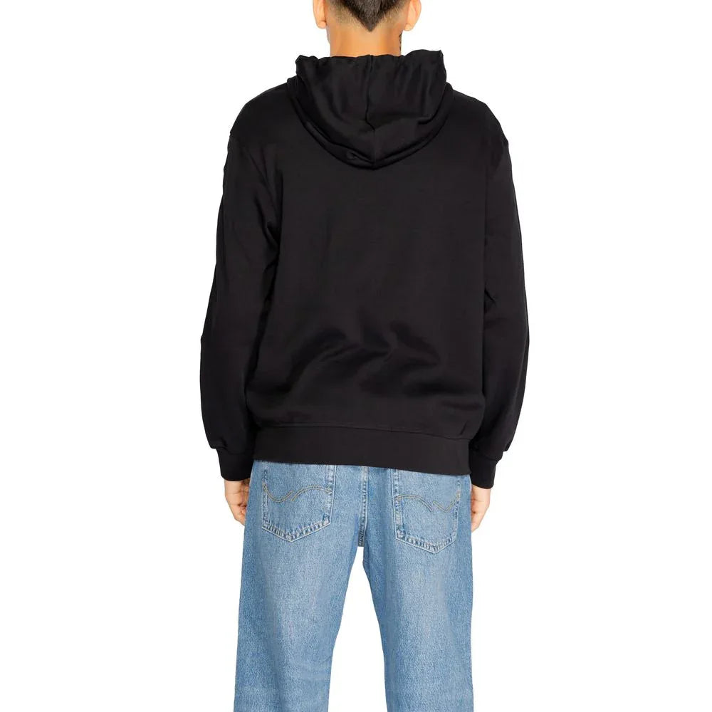 Armani Exchange Black Cotton Hoodie - Zeiniez
