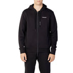 Armani Exchange Black Cotton Hoodie - Zeiniez