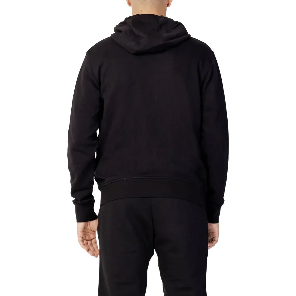 Armani Exchange Black Cotton Hoodie - Zeiniez