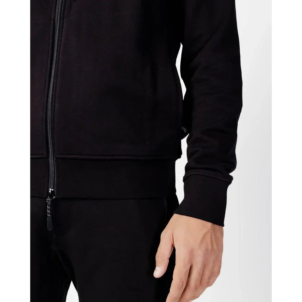 Armani Exchange Black Cotton Hoodie - Zeiniez