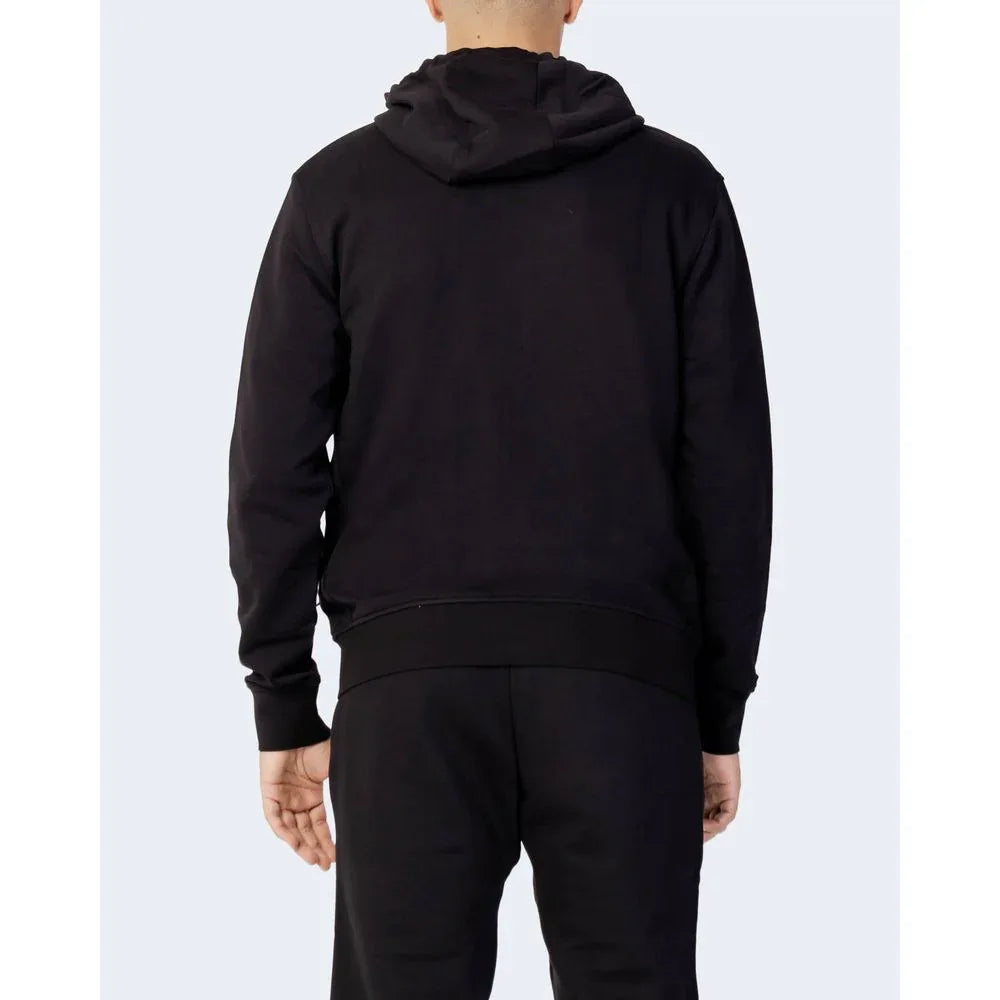 Armani Exchange Black Cotton Hoodie - Zeiniez