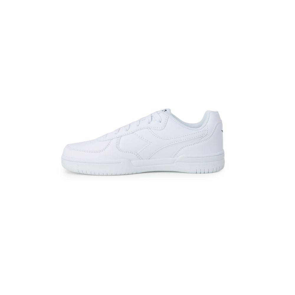 Diadora White Artificial Leather Low Top Sneakers - Zeiniez