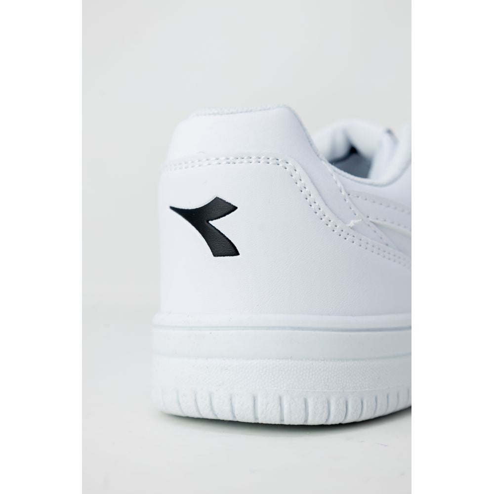 Diadora White Artificial Leather Low Top Sneakers - Zeiniez