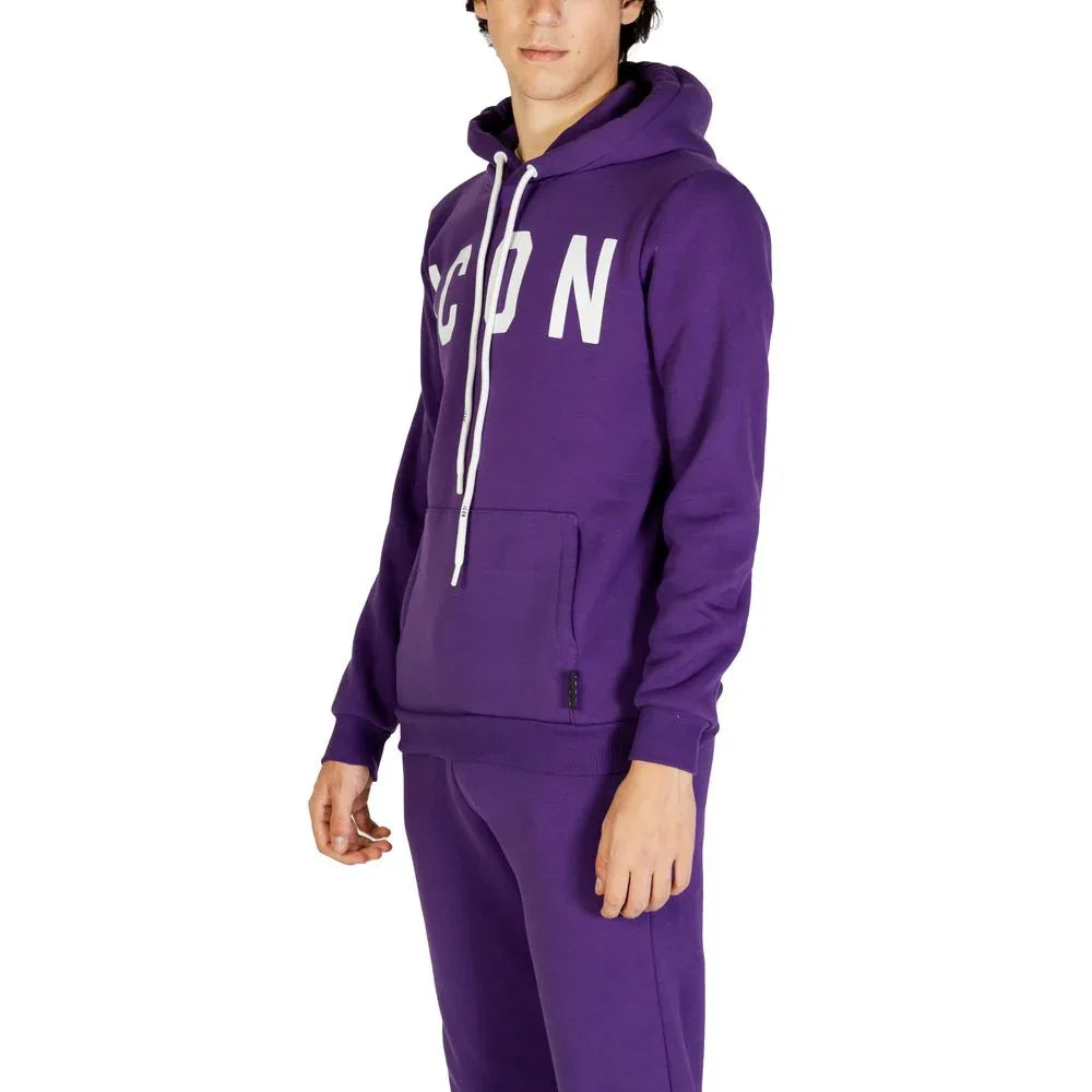 Icon Purple Cotton Hoodie - Zeiniez
