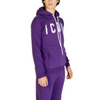 Icon Purple Cotton Hoodie - Zeiniez