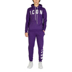 Icon Purple Cotton Hoodie - Zeiniez