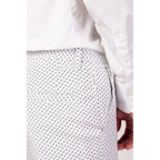 Armani Exchange White Cotton Bermuda Shorts - Zeiniez