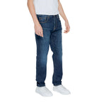 Armani Exchange Blue Cotton Skinny Jeans - Zeiniez