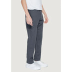 Armani Exchange Black Cotton Casual Pants - Zeiniez