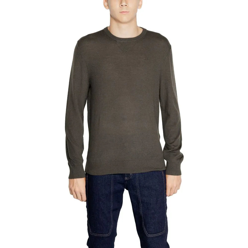 Armani Exchange Green Wool Sweatshirt - Zeiniez