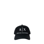Armani Exchange Black Cotton Cap (Baseball Hat)