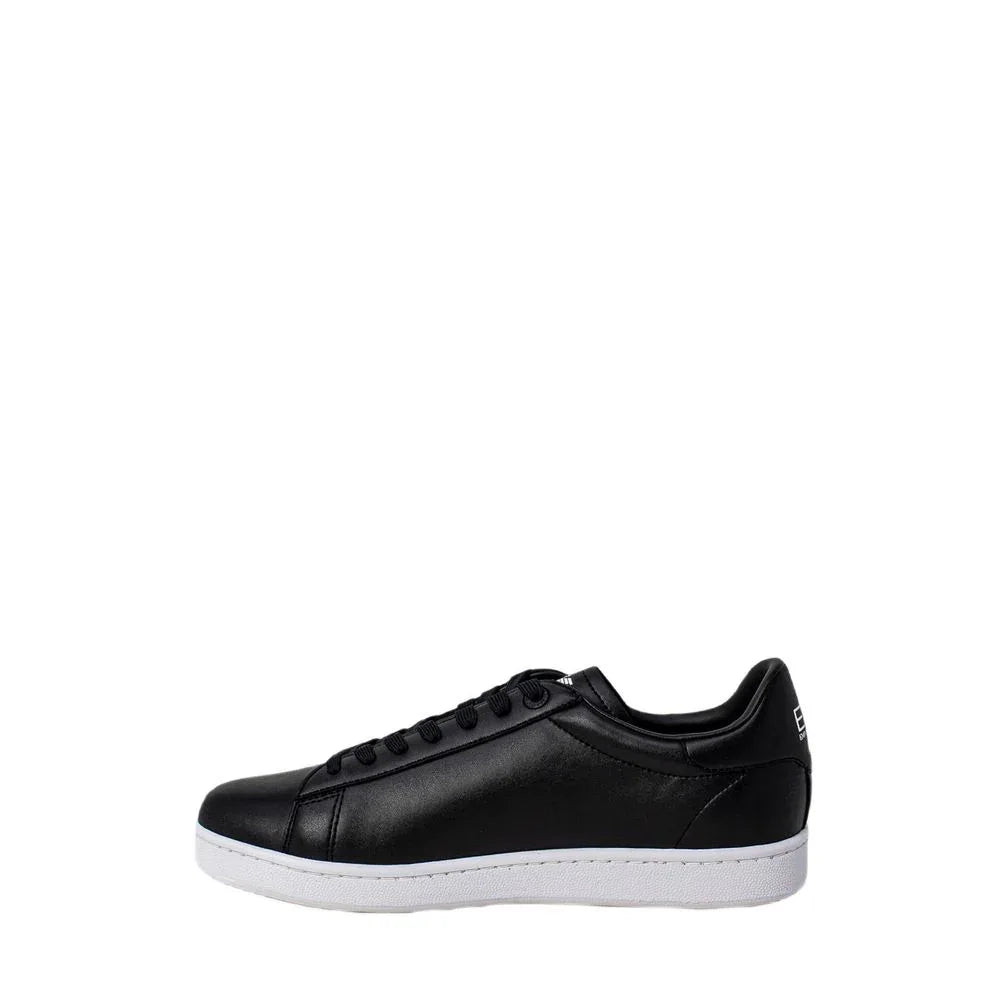 EA7 Emporio Armani Black And White Polyethylene Low Top Sneakers - Zeiniez