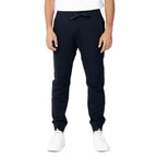 Armani Exchange Blue Cotton Joggers (Workout Pants) - Zeiniez