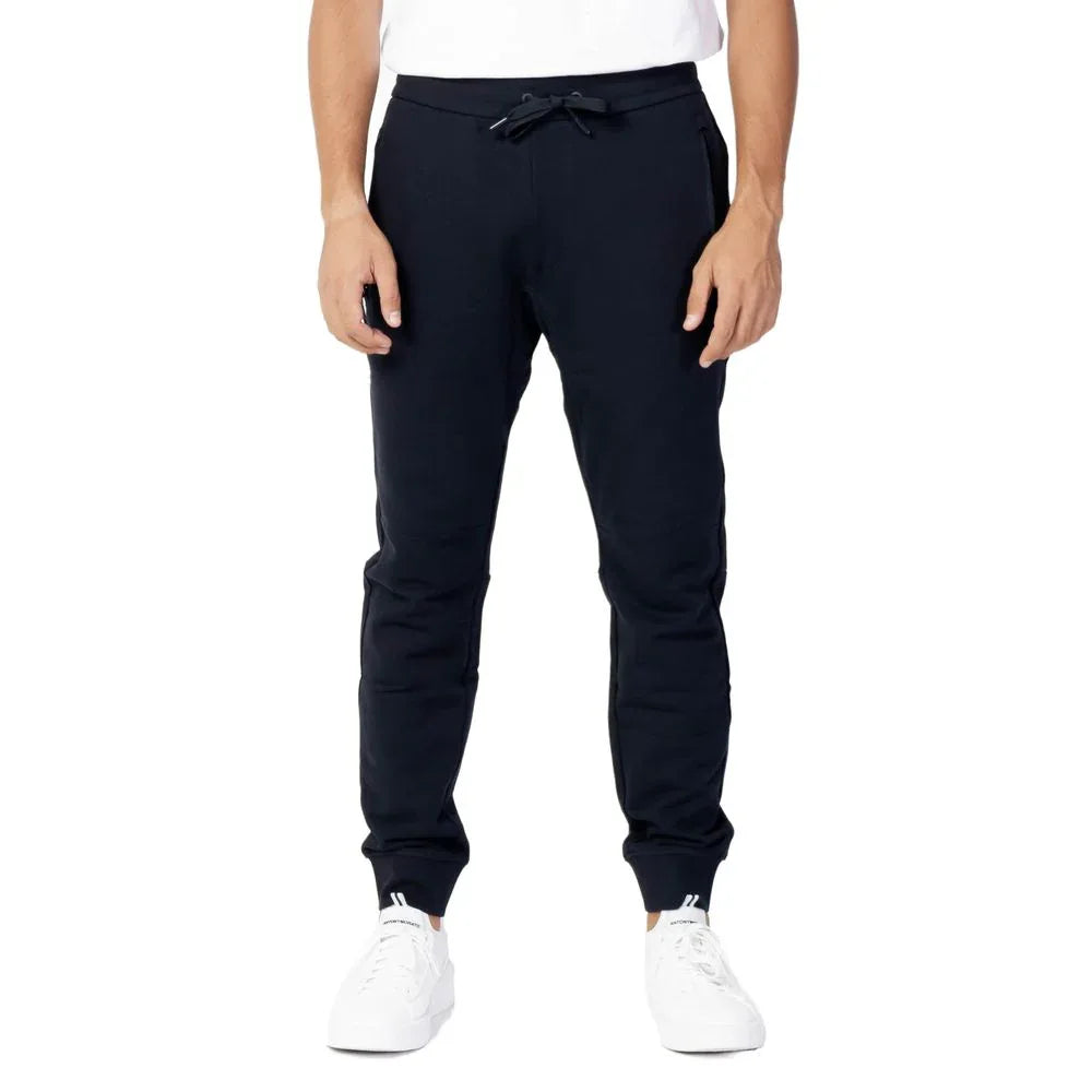 Armani Exchange Blue Cotton Joggers (Workout Pants) - Zeiniez