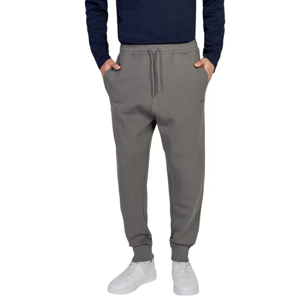Hugo Boss Gray Cotton Joggers (Workout Pants) - Zeiniez