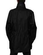 Dolce & Gabbana Black Nylon Winter Men Parka Coat Jacket - Zeiniez