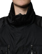 Dolce & Gabbana Black Nylon Winter Men Parka Coat Jacket - Zeiniez