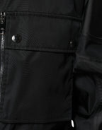 Dolce & Gabbana Black Nylon Winter Men Parka Coat Jacket - Zeiniez