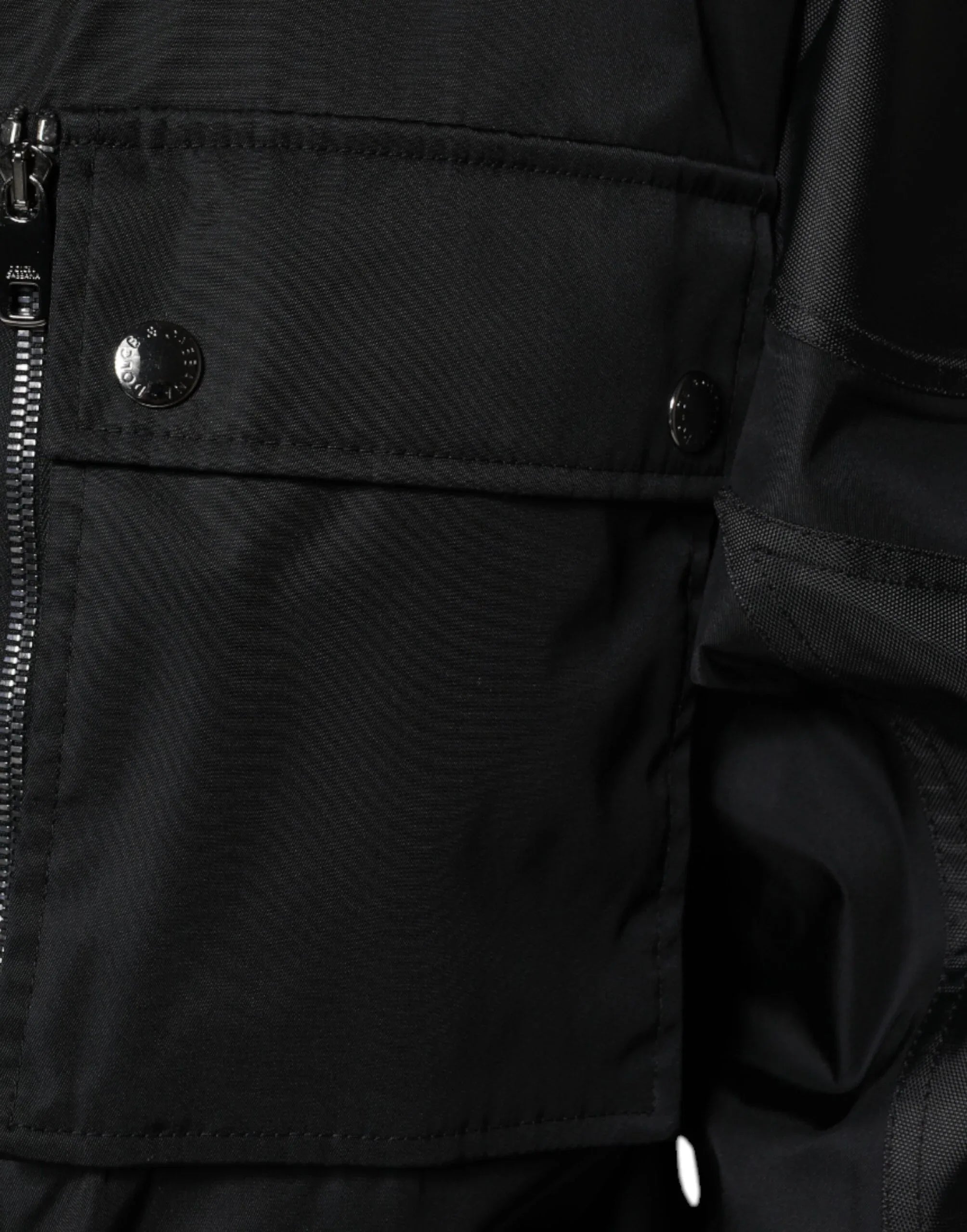 Dolce & Gabbana Black Nylon Winter Men Parka Coat Jacket - Zeiniez