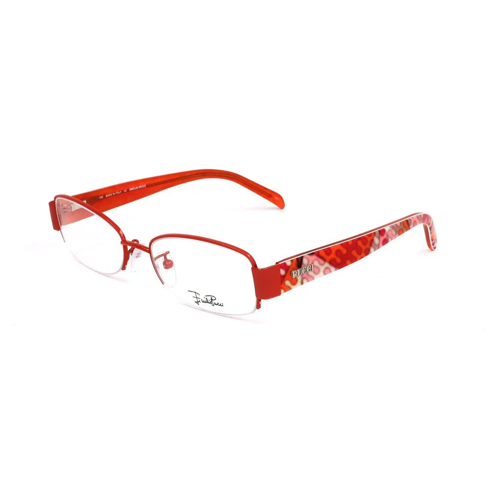 Emilio Pucci Orange Metal Glasses (Frames) - Zeiniez