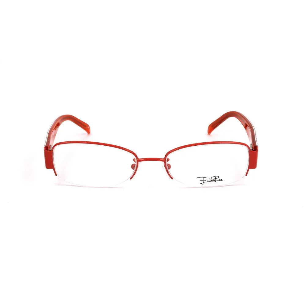 Emilio Pucci Orange Metal Glasses (Frames) - Zeiniez