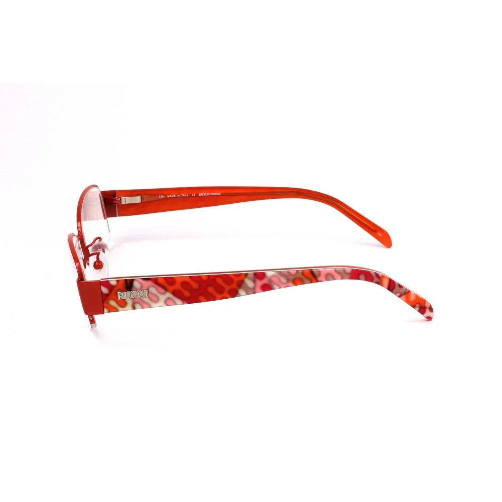Emilio Pucci Orange Metal Glasses (Frames) - Zeiniez