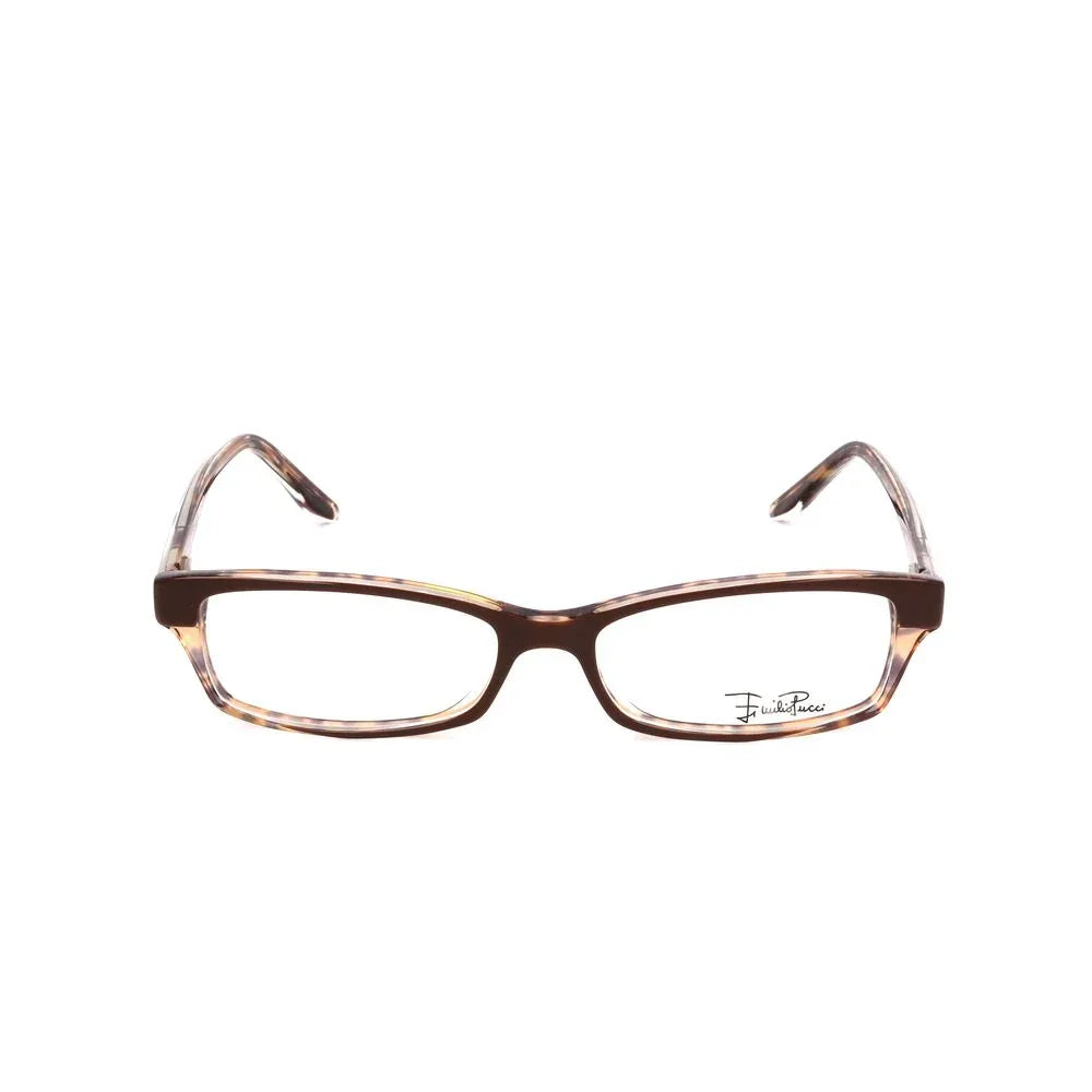 Emilio Pucci Brown Plastic Glasses (Frames) - Zeiniez