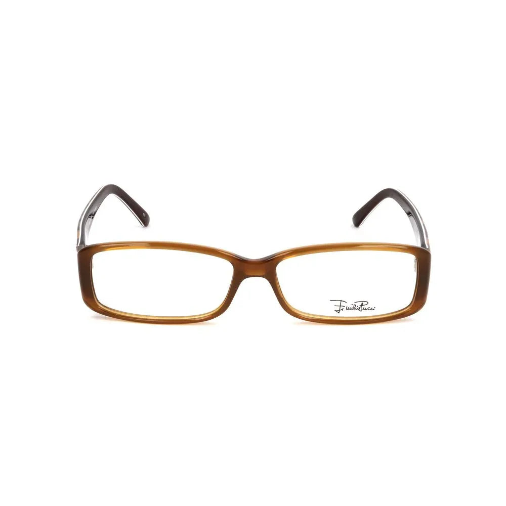 Emilio Pucci Brown Plastic Glasses (Frames) - Zeiniez